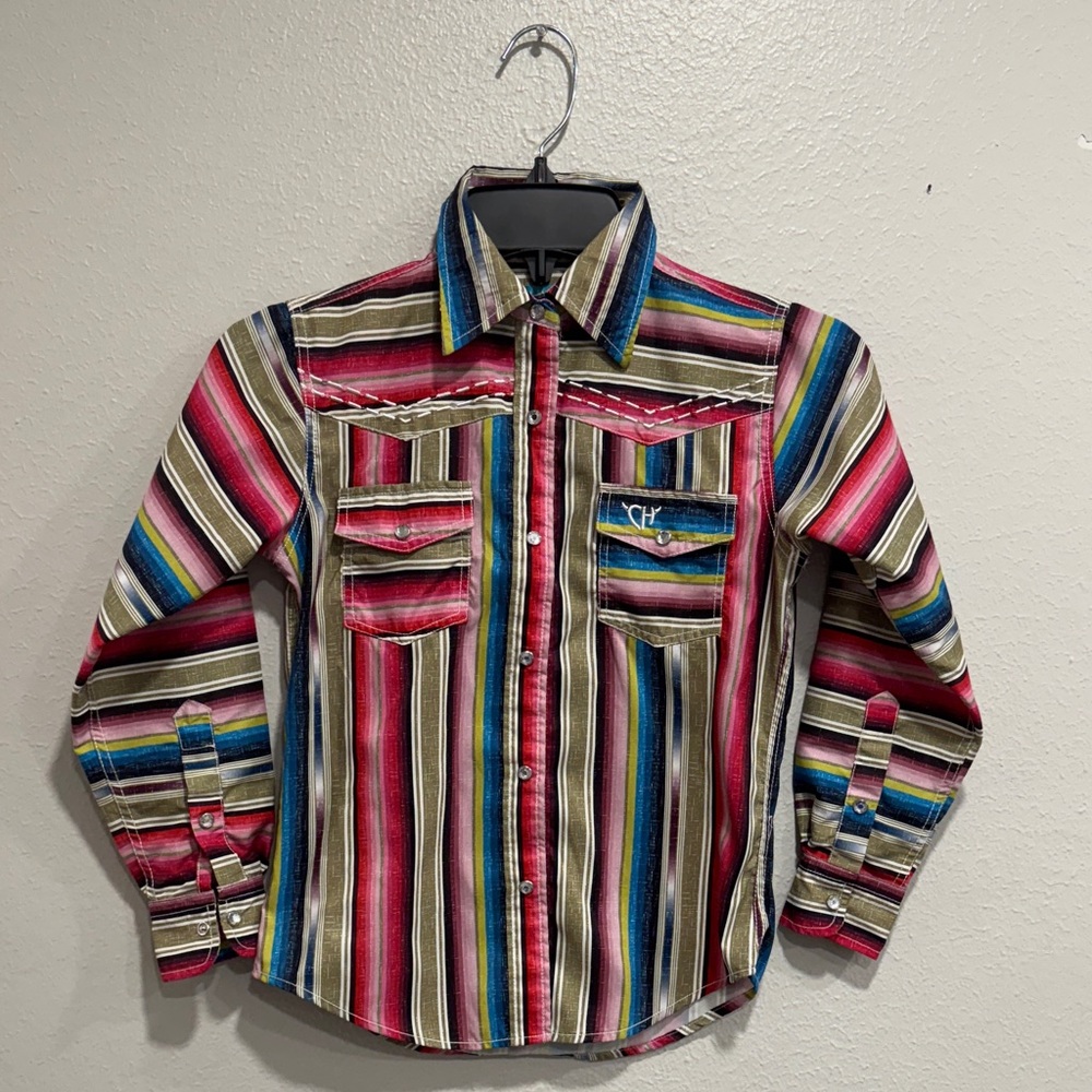 Colorful Striped Kids Shirt